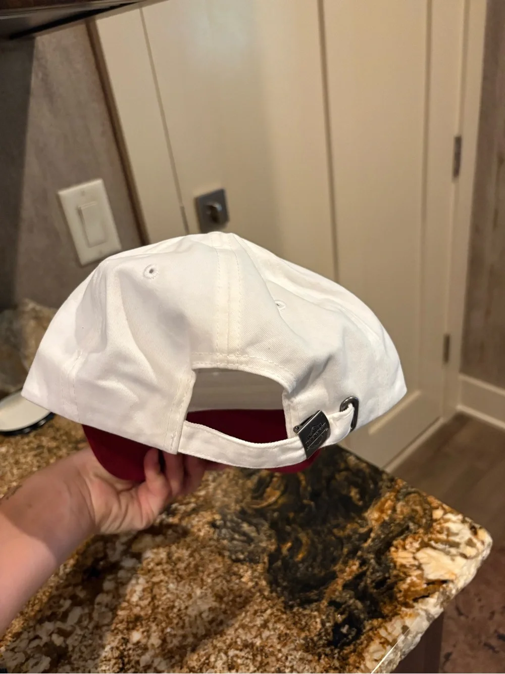 Harley-Davidson White & Red Wing Logo Cap
